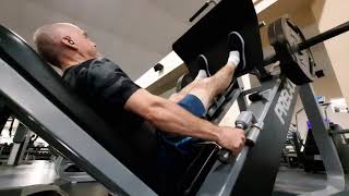 PRECOR angled leg press 601 w180 lbs [upl. by Karolyn516]