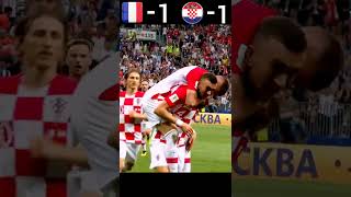 France VS Croatia 2018 Fifa World Cup Final Highlights youtube shorts football [upl. by Kaliski]