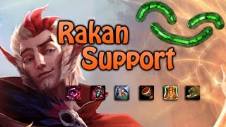 Rakan Support with Full Build in Ranked [upl. by Intihw]