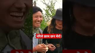 धेरैले छाम्छन मेरो funny nepalimedia comedy nepalientertainment shorts [upl. by Atwekk]