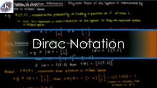 Introduction to Dirac Notation [upl. by Vezza760]