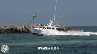 BOATING AT THE MANASQUAN INLET [upl. by Ardekahs476]