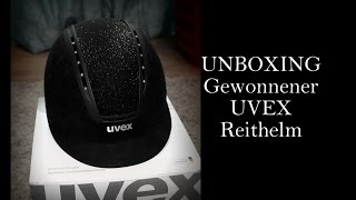 UNBOXING Gewonnener Reithelm von UVEX [upl. by Ezeerb]