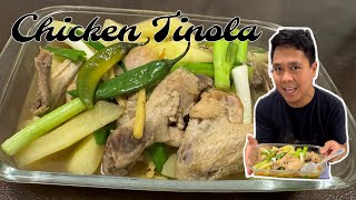 Chicken Tinola Recipe Filipino Ginger Soup [upl. by Nnairb]