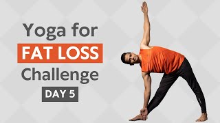 Yoga For Fat Loss Challenge  Day 5  Yoga with Naveen [upl. by Dareen]