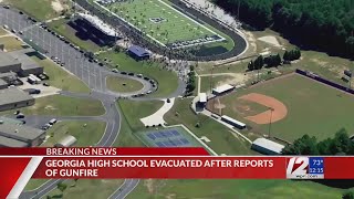 Sheriff Injuries reported suspect in custody after Georgia HS shooting [upl. by Schober997]