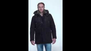 Manteau homme en cuir marron  Trapper Monti [upl. by Aisila]