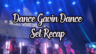 Dance Gavin Dance Set Recap Live 824 [upl. by Lipsey314]