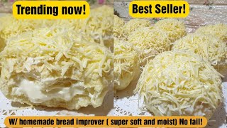 Cream cheese ensayamda W homemade bread improver or softener  sponge dough methodno fail [upl. by Ankeny]