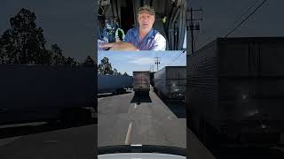 Trucker looking to get his door torn off stupidtruckdriver boneheadedtrucker [upl. by Joachima]