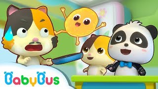 Los Panqueques Voltean  Recopilación de Canciones Infantiles  BabyBus Español [upl. by Eerhs631]