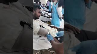 இரத்ததானம் BLOOD DONATION VOORHEES COLLEGE [upl. by Olocin344]