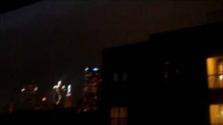 Downtown Dallas Tornado Sirens amp Crazy Lightning 5242011 [upl. by Llecrep831]