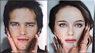 ASMR Tracing amp Describing Celebrity Faces [upl. by Eiaj]