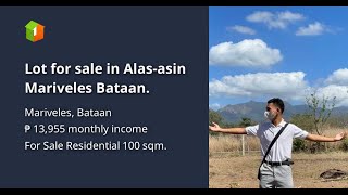 Lot for sale in Alasasin Mariveles Bataan [upl. by Jowett]