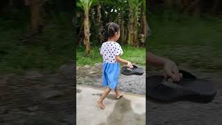 kaki emak kena duri 😭 funny shorts [upl. by Janene]