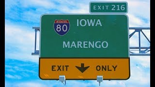 EYRNE 173  Marengo Iowa at Exit 216 on Interstate 80  Kinze is bringing grain to new heights [upl. by Arolf539]