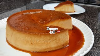 Flan Napolitano Cremoso a Baño María Casero [upl. by Nwahsad753]