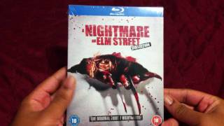 A Nightmare on Elm Street BluRay Collection Unboxing [upl. by Dirtsa]