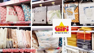 GIFI 2107 LINGE MAISON 🏠 RIDEAUX PARURES [upl. by Nillok263]