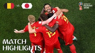 Belgium v Japan  2018 FIFA World Cup  Match Highlights [upl. by Hasile]