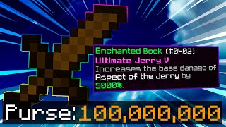 The 100 Million Jerry Sword Hypixel Skyblock [upl. by Leanna]