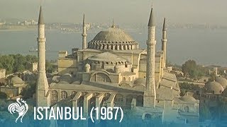 A Travel Guide to Istanbul in the Sixties The Mystery City of Mosques 1967  British Pathé [upl. by Ayrb]