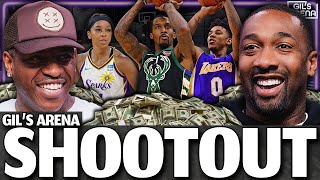 Gilbert Arenas Challenges EVERYONE To Shoot For 100k [upl. by Gregorio]