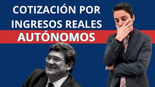 AUTÓNOMOS Cotización por INGRESOS REALES 2023  Subida de Impuestos [upl. by Narret]