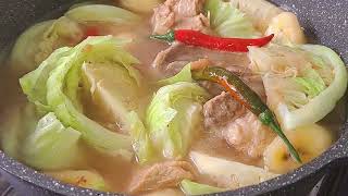 Pork Pochero Recipe Pocherong Baboy [upl. by Nylek]