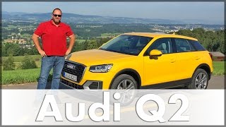 Audi Q2 2016 20 TDI 190 PS Test Fahrbericht Auto Deutsch [upl. by Haimehen]