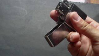 zippo trick 3  Palm Squeeze  with tutorial [upl. by Fairweather]