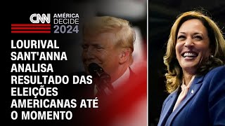 Lourival SantAnna analisa resultado das eleições americanas até o momento  CNN PRIME TIME [upl. by Dagnah]