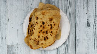 Sourdough NAAN BREAD  Recipe for flatbread with sourdough starter [upl. by Ididn]