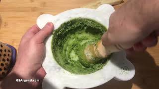 Pesto  Authentic Ligurian Recipe  with Chef GS Argenti [upl. by Earised491]