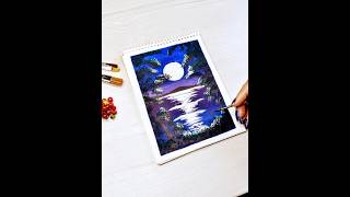 Acrylic painting tutorial step by step painting acrylicpainting art drawing shorts short [upl. by Katrina]