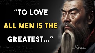 Wise Ancient Wisdom From Chinese Philosopher Mencius [upl. by Steffane7]