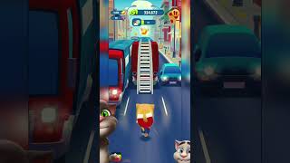 Tom running gold run 🎯😎🏃😁trendingshorts gaming talkingcat funnyfails [upl. by Aven]