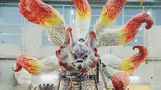 Carnevale di Viareggio 2024  6° Anteprima di cartapesta [upl. by Ecyrb]