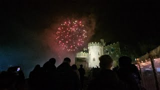 Fireworks display in the Castle Gwrych Castle [upl. by Jael]