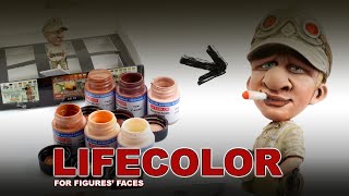 PAINTING FIGURES FACES STEP BY STEP WITH LIFECOLOR [upl. by Iover]