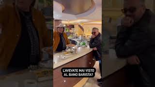 Lavevate mai visto Al Bano barista [upl. by Ahtela]