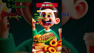 Guess the Junk Foods by Picture Quiz  Fun amp Tasty Challenge funtrivia quiz [upl. by Wester]