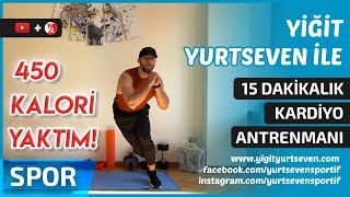 15 Dakikalık Yağ Yakımı için Kardiyo Egzersizleri  Cardio Workout [upl. by Gould]