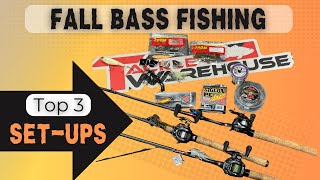 2024 Fall Bass Fishing Top 3 Setups [upl. by Merete]