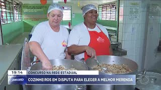 Cozinheiros de escolas de Ribeirão Preto participam do concurso da “melhor merenda” em SP [upl. by Ehtyaf334]