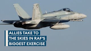 Royal Canadian Air Force joins other nations on RAFs biggest exercise [upl. by Hilton766]