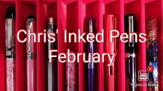 Chris Inked Pens  February [upl. by Airdnoed19]