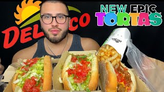 Del Tacos NEW EPIC TORTAS • Is It Worth The Hype [upl. by Reppart380]