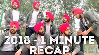 2018  1 Minute Recap  Bhangra  Folking Desi  Best of 2018  Best Punjabi Songs [upl. by Nonnahs214]